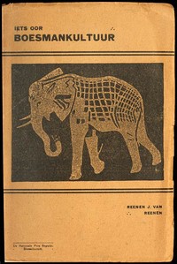 Cover of Iets oor die Boesmankultuur