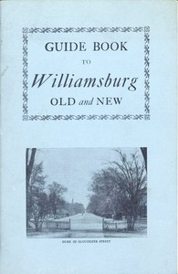 Cover of Guide Book to Williamsburg Old and New
