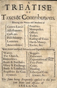 Cover of A Treatise of Taxes and Contributions