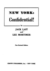 Cover of New York: Confidential!