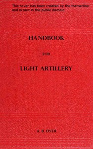 Cover of Handbook for Light Artillery