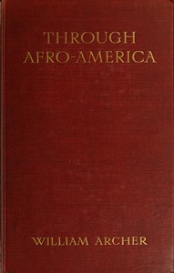 Cover of Through Afro-America: An English Reading of the Race Problem