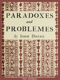 Cover of Paradoxes and Problemes