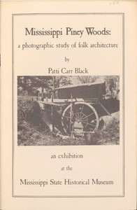 Cover of Mississippi Piney Woods: A Photographic Study of Folk Architecture