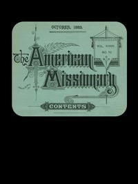 Cover of The American Missionary — Volume 37, No. 10, October, 1883