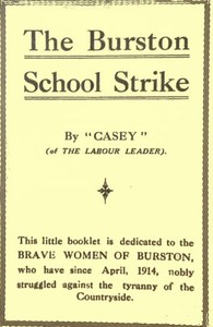 Cover of The Burston School Strike