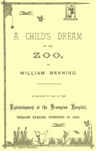 Cover of A Child's Dream of the Zoo