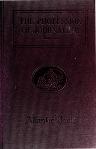 Cover of The Profession of Journalism