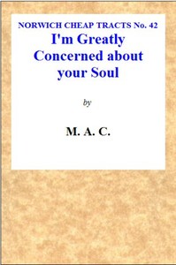 Cover of "I'm Greatly Concerned About Your Soul."