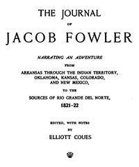 Cover of The Journal of Jacob Fowler
