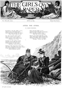 Cover of The Girl's Own Paper, Vol. XX. No. 1021, July 22, 1899