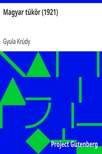 Cover of Magyar tükör (1921)