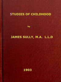 Cover of Studies of childhood