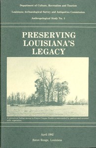 Cover of Preserving Louisiana's Legacy: Everyone Can Help