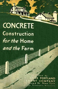 Cover of Concrete Construction for the Home and the Farm
