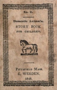 Cover of Domestic animals: a story book for children