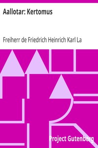 Cover of Aallotar: Kertomus