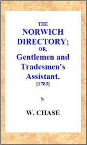 Cover of The Norwich Directory; or, Gentlemen and Tradesmen's Assistant [1783]