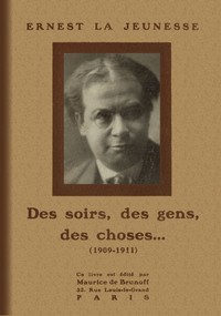 Cover of Des soirs, des gens, des choses... (1909-1911)