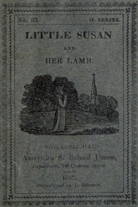 Cover of Little Susan and her lamb
