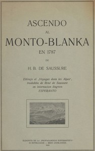 Cover of Ascendo al Monto-Blanka en 1787
