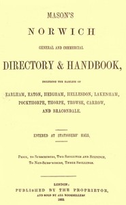 Cover of Mason's Norwich General and Commercial Directory & Handbook