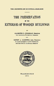 Cover of The Preservation of the Exterior of Wooden Buildings