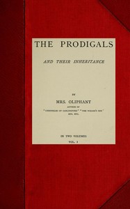 Cover of The Prodigals and Their Inheritance; vol. 1