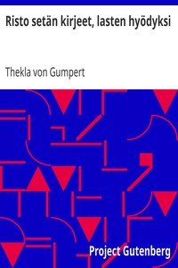 Cover of Risto setän kirjeet, lasten hyödyksi