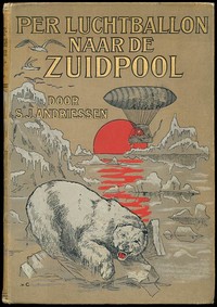 Cover of Per luchtballon naar de Zuidpool