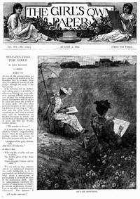 Cover of The Girl's Own Paper, Vol. XX. No. 1023, August 5, 1899