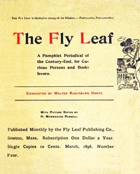 Cover of The Fly Leaf, No. 4, Vol. 1, March 1896