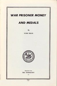 Cover of War Prisoner Money and Medals