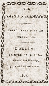 Cover of The happy villagers