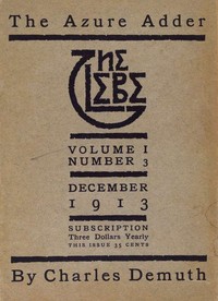 Cover of The Glebe 1913/12 (Vol. 1, No. 3): The Azure Adder