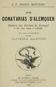 Cover of As donatarias d'Alemquer