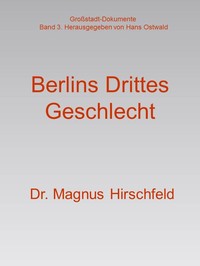 Cover of Berlins Drittes Geschlecht
