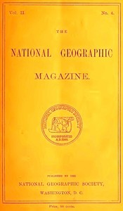 Cover of The National Geographic Magazine, Vol. II., No. 4, August, 1890