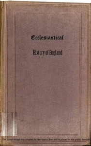 Cover of Ecclesiastical History of England, Volume 1—The Church of the Civil Wars