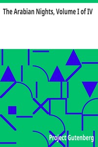 Cover of The Arabian Nights, Volume I of IV