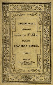 Cover of Tauromaquia completa, ó sea, El arte de torear en plaza