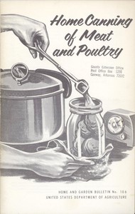Cover of Home Canning of Meat and Poultry