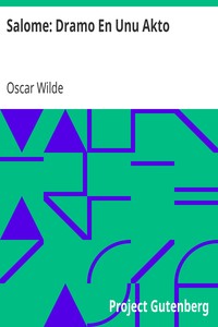 Cover of Salome: Dramo En Unu Akto