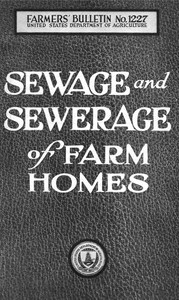 Cover of Sewage and sewerage of farm homes [1922]
