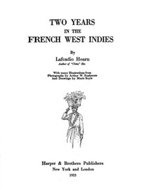 Two years in the French West Indies