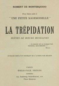 Cover of La trépidation