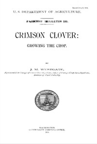 Cover of Crimson Clover: Growing the Crop