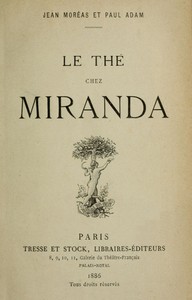 Cover of Le thé chez Miranda