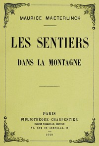 Cover of Les sentiers dans la montagne