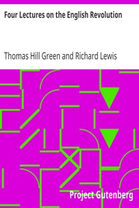 Four Lectures on the English Revolution
